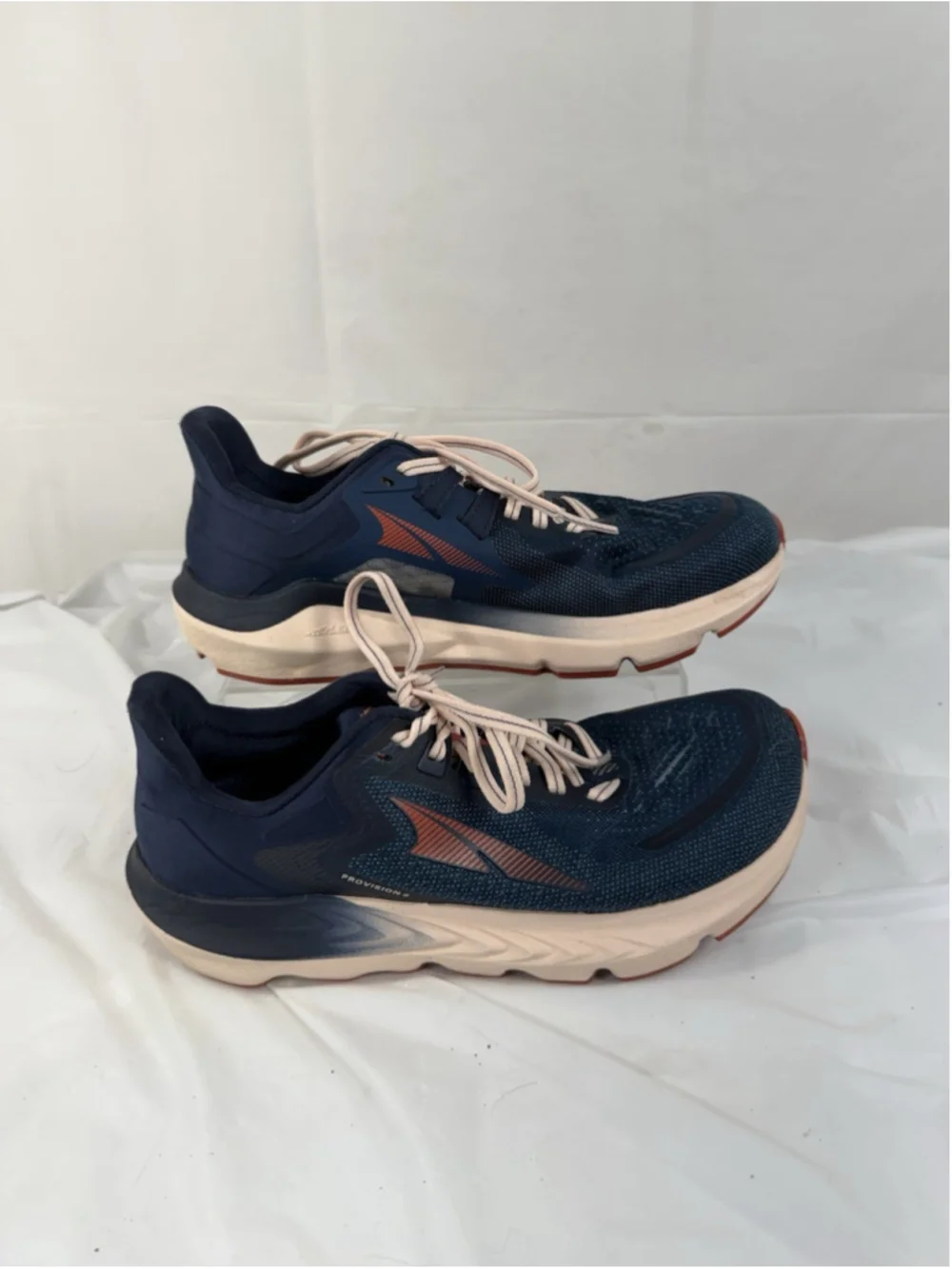 Altra Provision 6 Women's Size 7.5 Shaped Running Shoe ‘Navy/Peach’ AL0A5488445